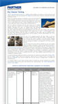 Mobile Screenshot of drycleanertesting.com
